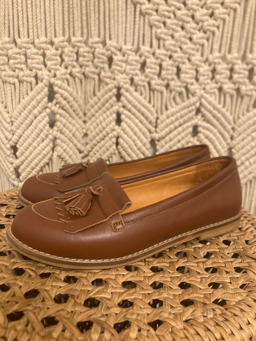 Petit Sezane Lisa Leather Loafers - Picture 2 of 10